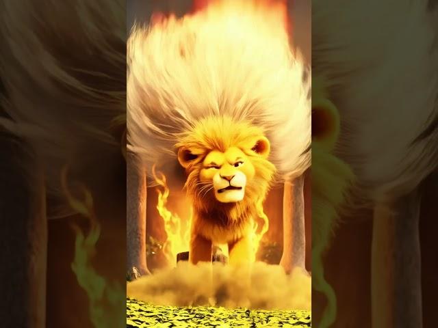 Cheesy Peasy Mouse Squeezy VS Tiny Lionyti Roarrr #animation #kiki #cartoon #ai