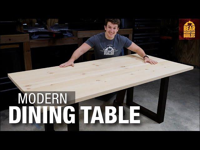 Super Simple Modern Dining Room Table