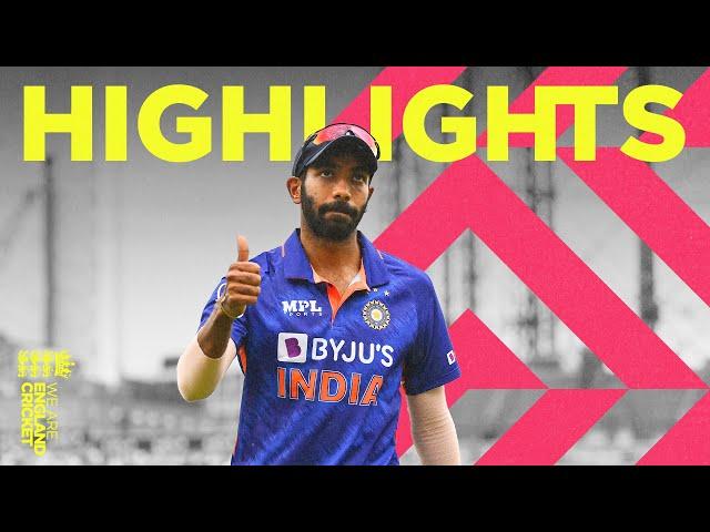 Brilliant Bumrah Takes 6-19 | Highlights - England v India | 1st Men's Royal London ODI 2022