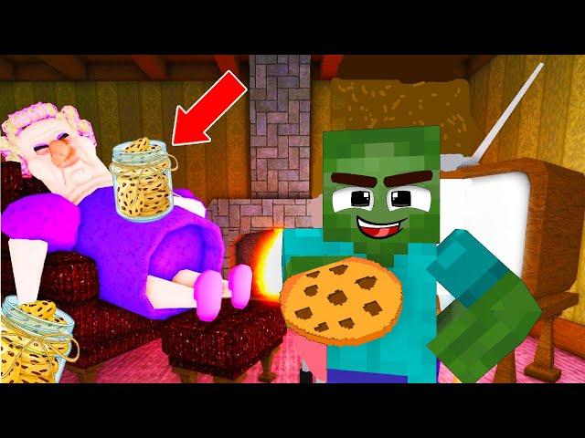 ZOMBIE ESCAPE GRUMPY GRAN HORROR ( Scary Obby ) - Roblox Animation #2