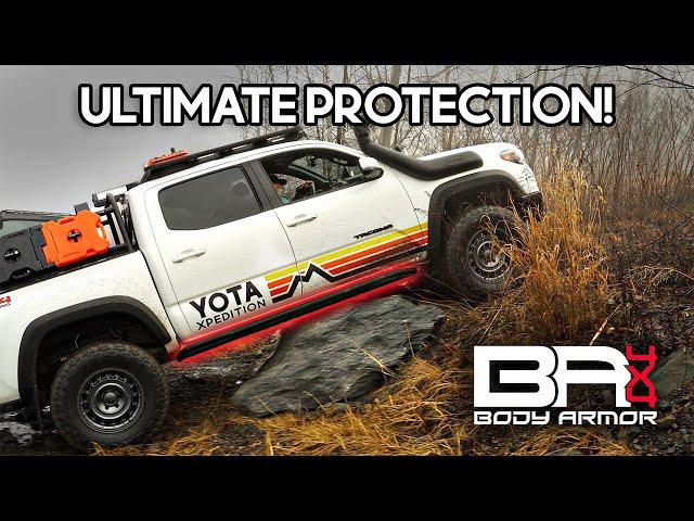 Protect Your Tacoma! Body Armor 4x4 Revo Rock Sliders Install | (2016-2023)