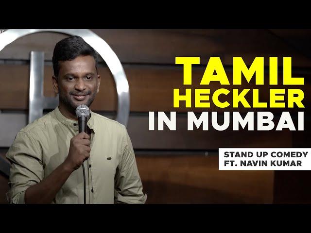 The Laughing Gas Girl | Stand up crowd work| Navin Kumar| English #englishstandupcomedy