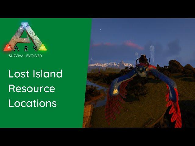 BEST Lost Island Resource Locations - Metal, Crystal, Silica Pearls & Obsidian