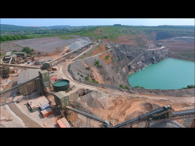 Cliffe Hill Quarry Flight with DJI Phantom 4 Drone