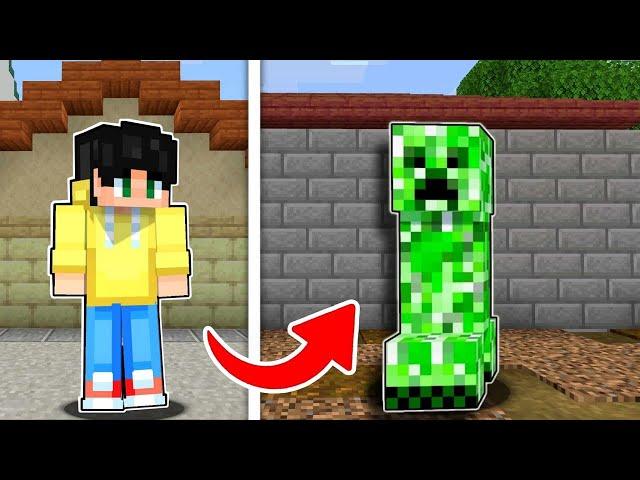 I BECAME A CREEPER in Minecraft!