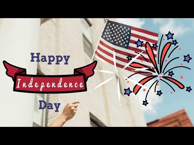 4th of July Greetings Video Template | VideoScribe