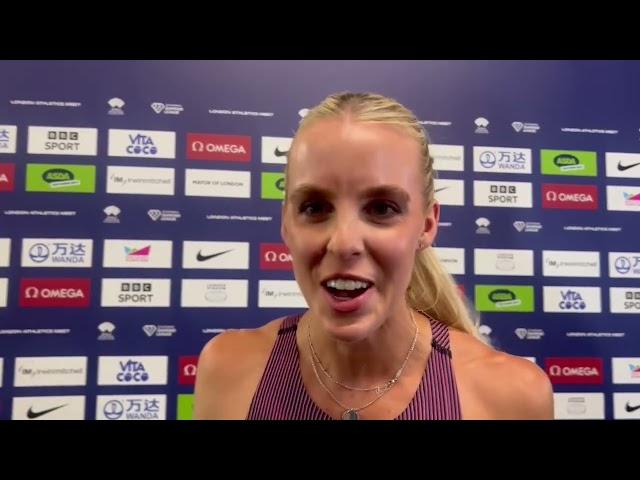 Keely Hodgkinson: "I'm just glad I can run 400m that quickly and keep going!"