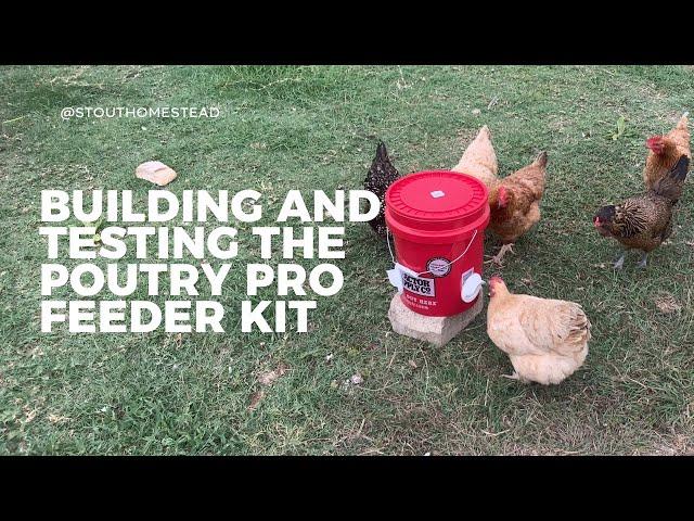 BUILDING OUT POULTRY PRO FEEDER KIT | TRACTOR SUPPLY BULK FEEDING