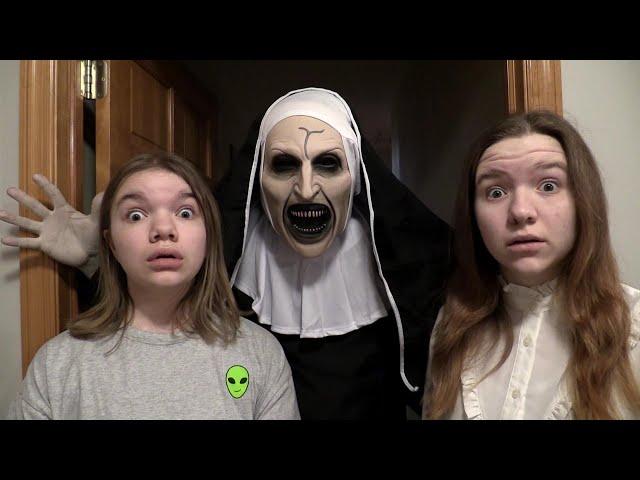 EVIL NUN IN OUR HOUSE. (SCARY)