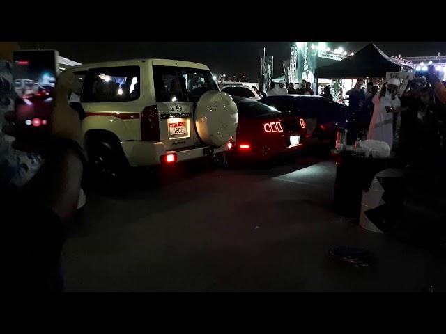 Nissan Patrol Backfire Gulf car Festival 2018 Dubai