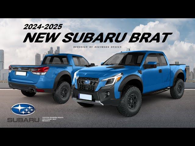 ALL NEW SUBARU BRAT 2024-2025? REDESIGN | Digimods DESIGN |