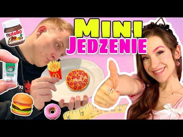 CHŁOPAK JE MINI JEDZENIE PRZEZ 24H!CHALLENGE