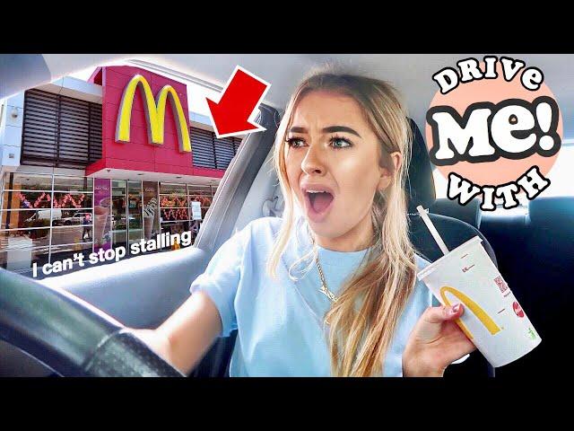 DRIVE WITH ME! First McDonald’s DRIVE THROUGH and STALLING!