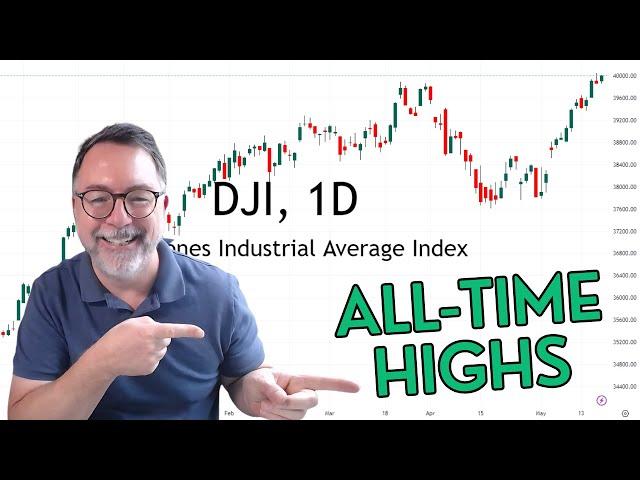 Stocks I'm Trading As Dow Jones Hits 40,000