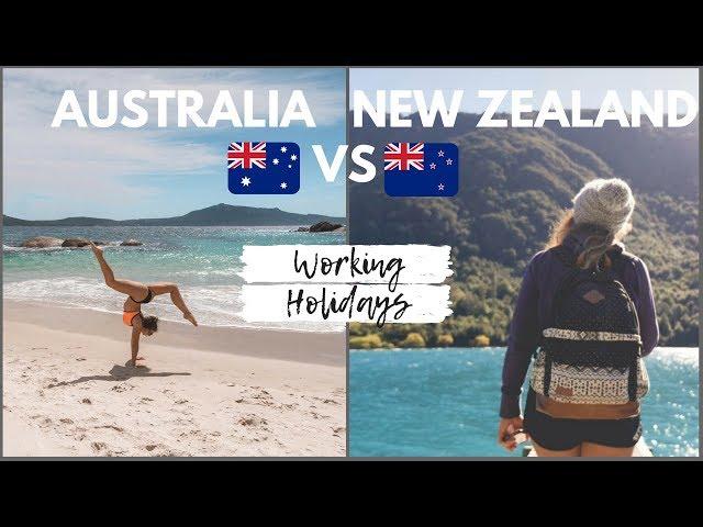 Australia VS New Zealand Working Holidays // Comparing the Two - Which is better? Q&A