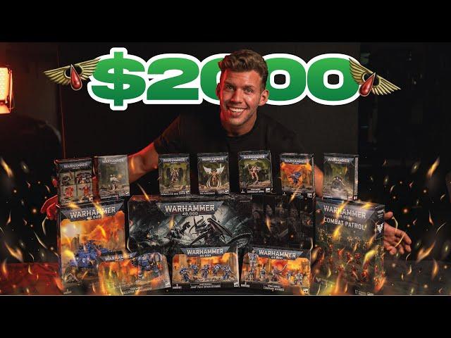 Giving Away The $2000 Blood Angel Army LIVE!