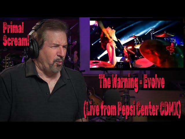 Renaissance Man Reaction to The Warning - Evolve (Pepsi Center CDMX) AWESOME!! And a damn cat hair!