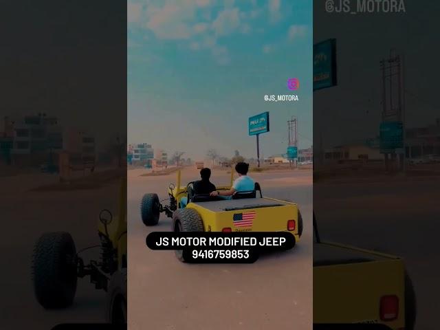 JS motor modified Jeep #usa #america ##modified #jeep #js #ss #mandi #dabwali #9416759853