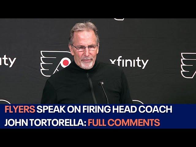 Flyers speak out after firing head coach John Tortorella