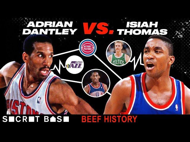 Isiah Thomas and Adrian Dantley beefed so hard one guy got rings and the other "got screwed"