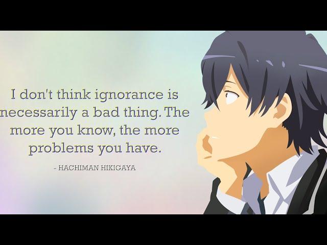 Hikigaya Hachiman - Why i want to be a bear?