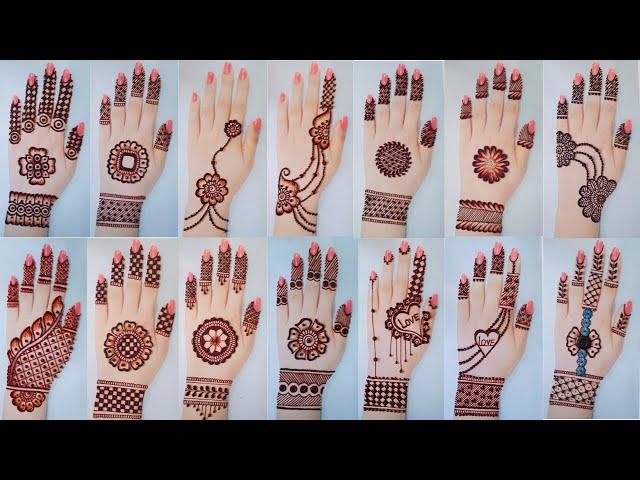 Top 50 mehndi designs #karwachauth_ gol tikki & tricks mehandi designs backhand_Arabic henna #mehndi