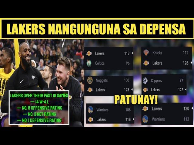 Grabe ang IMPROVEMENT ng Lakers! #1 na sa DEPENSA!