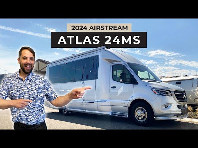 Touring a $337,000 ULTRA Luxury Motorhome | 2024 Airstream Atlas 24MS RV