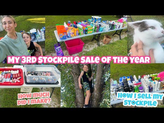 3RD STOCKPILE SALE OF 2024 | HOW I SELL MY COUPON STOCKPILE & HOW MUCH I MADE THIS TIME!