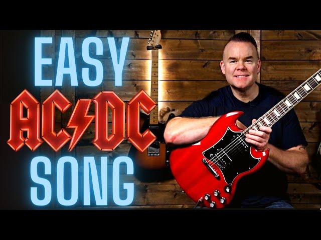 Easy AC/DC Songs For Beginners - How to Play TNT on Guitar