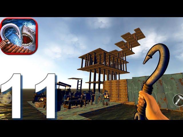 Survival on Raft: Ocean Nomad - Gameplay Walkthrough Part 11 Sandbox Mode (Android, iOS)