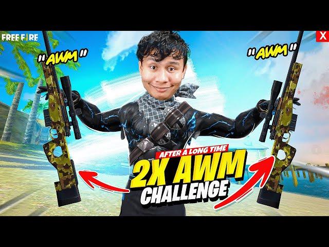 Only 2x Awm & M82B Sniper Challenge in Solo Vs SquadTonde Gamer - Free Fire Max