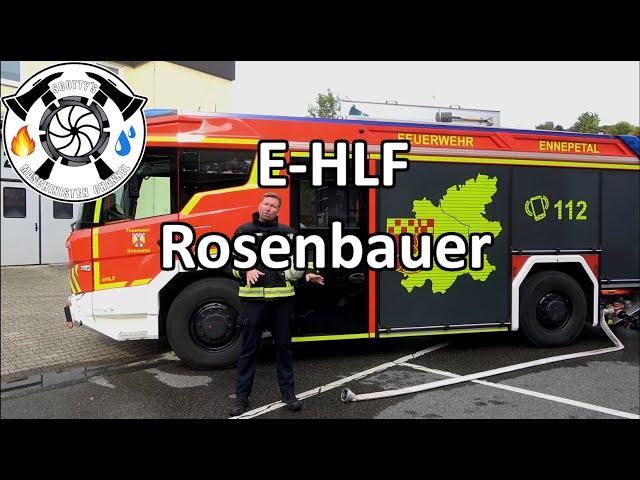 E - HLF Rosenbauer Feuerwehr Ennepetal