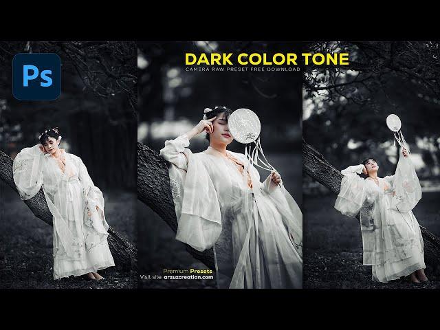 Photoshop Tutorial: Dark Colour Tone Effect in Photoshop । Dark Tone Photo Editing Photoshop