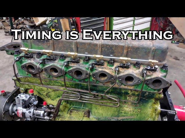 TIMING IS EVERYTHING! Installing the 310 Injection pump and injectors