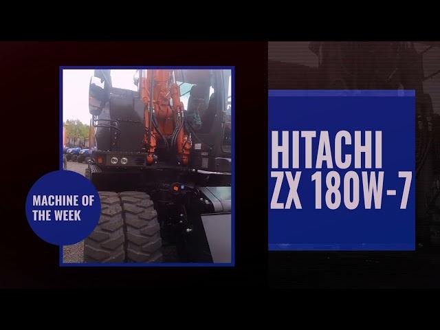 STOLL MACHINE OF THE WEEK - MOBILBAGGER HITACHI ZX180W-7