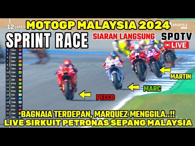 LIVE HARI INISPRINT RACE MOTOGP MALAYSIA 2024BERITA MOTOGP HARI INI,MOTOGP HARI INI,MARC MARQUEZ