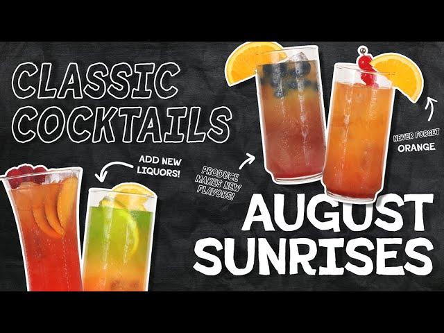 Classic Cocktails: Sunrises ️