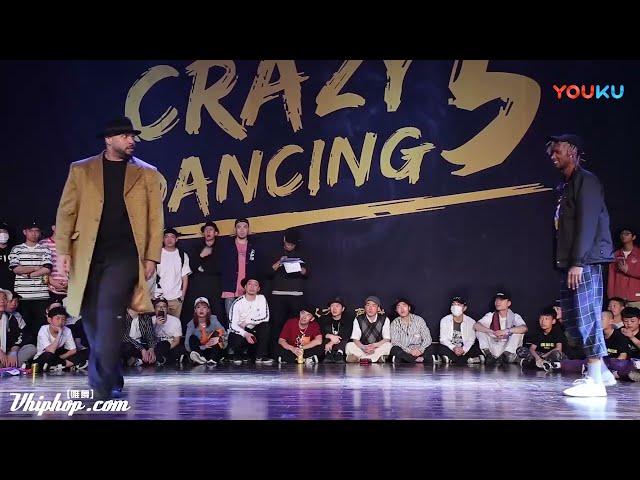 Slim Boogie VS Stockos | Popping 1 ON 1 | Semi Final | Crazy Dancing Vol. 5