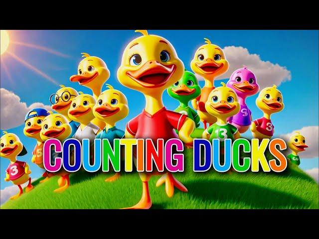 Counting Ducks Song | Counting Animals for Kids | Numbers | Kidz Network