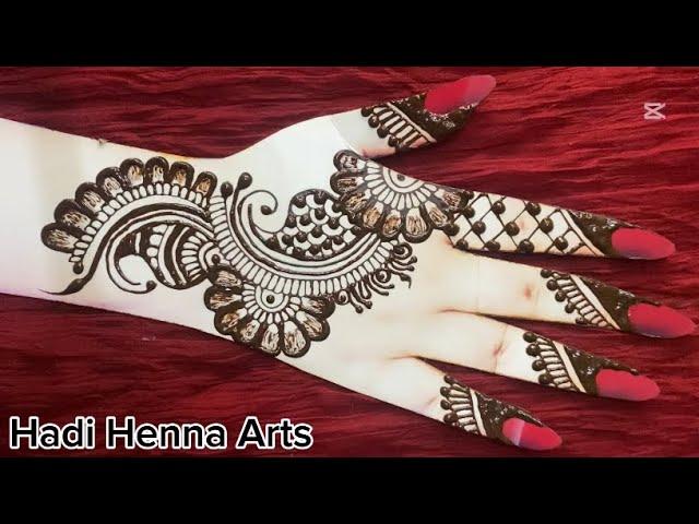 Very beautiful stylish back hand mehndi design| mehndi design simple| mehandi design |mehndi designs