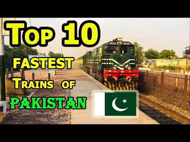 Top 10 Fastest Actions of Pakistani Trains | Pick Your Favorite