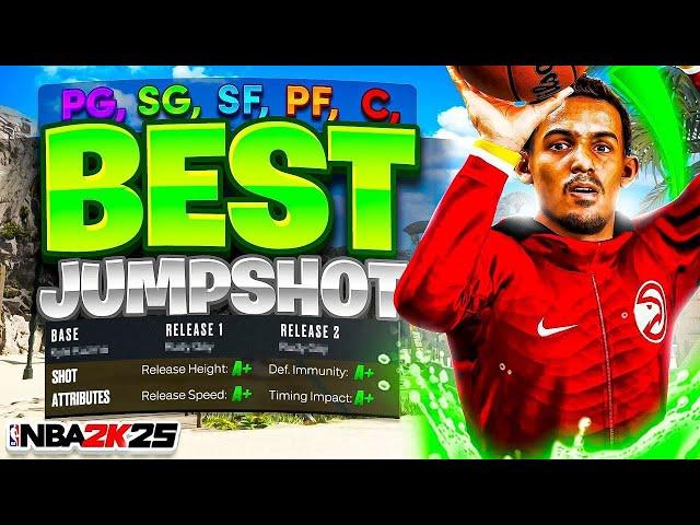 BEST JUMPSHOTS for ALL BUILDS & 3PT RATINGS in NBA 2K25! AFTER PATCH HIGHEST GREEN WINDOW