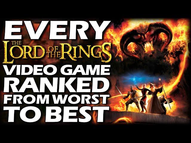 Every Lord Of The Rings Video Game Ranked From WORST To BEST