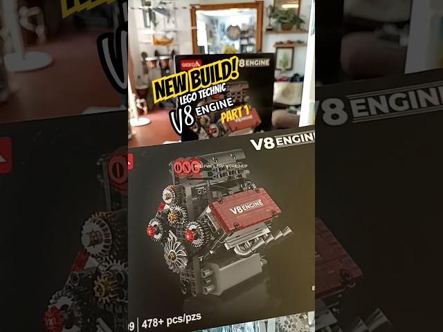 NEW BUILD!! LEGO TECHNIC V8 ENGINE KIT ELECTRICALLY DRIVEN #PART 1 UNBOXING #RC Pete's FPV WORKSHOP