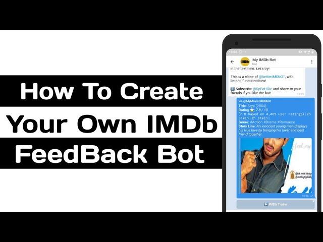 How To Clone / Create Your Own IMDb Telegram Bot