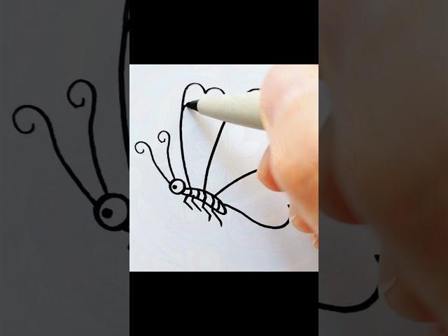 Magical Pink Butterfly Sketch – Easy Art for All Ages