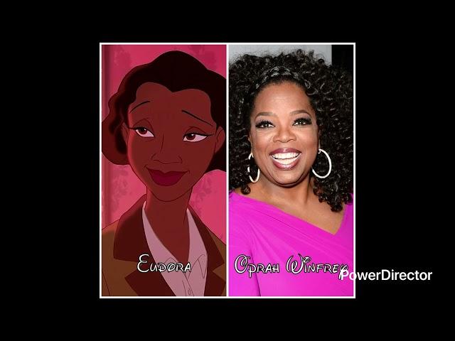 The Princess and the Frog Voice Cast (2009)