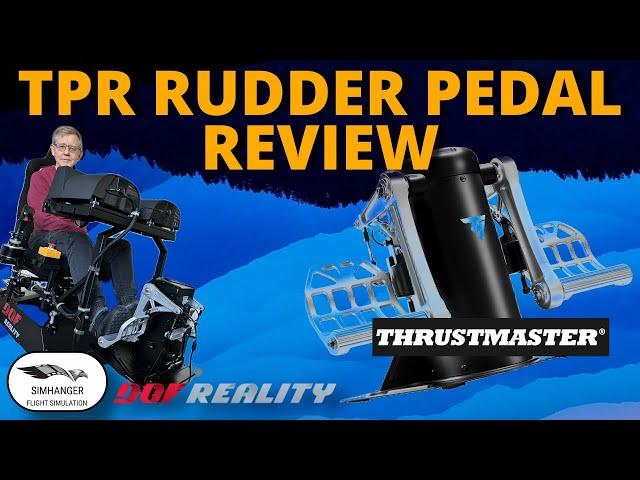 Thrustmaster TPR Rudder Pedals Review | For use in my DOF Reality Motion Platform H3! | MSFS