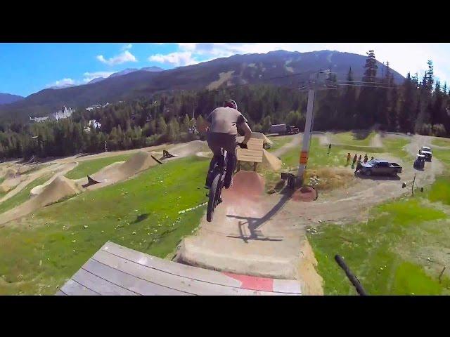 MTB slopestyle course preview w/ Brandon Semenuk - Red Bull Joyride 2014